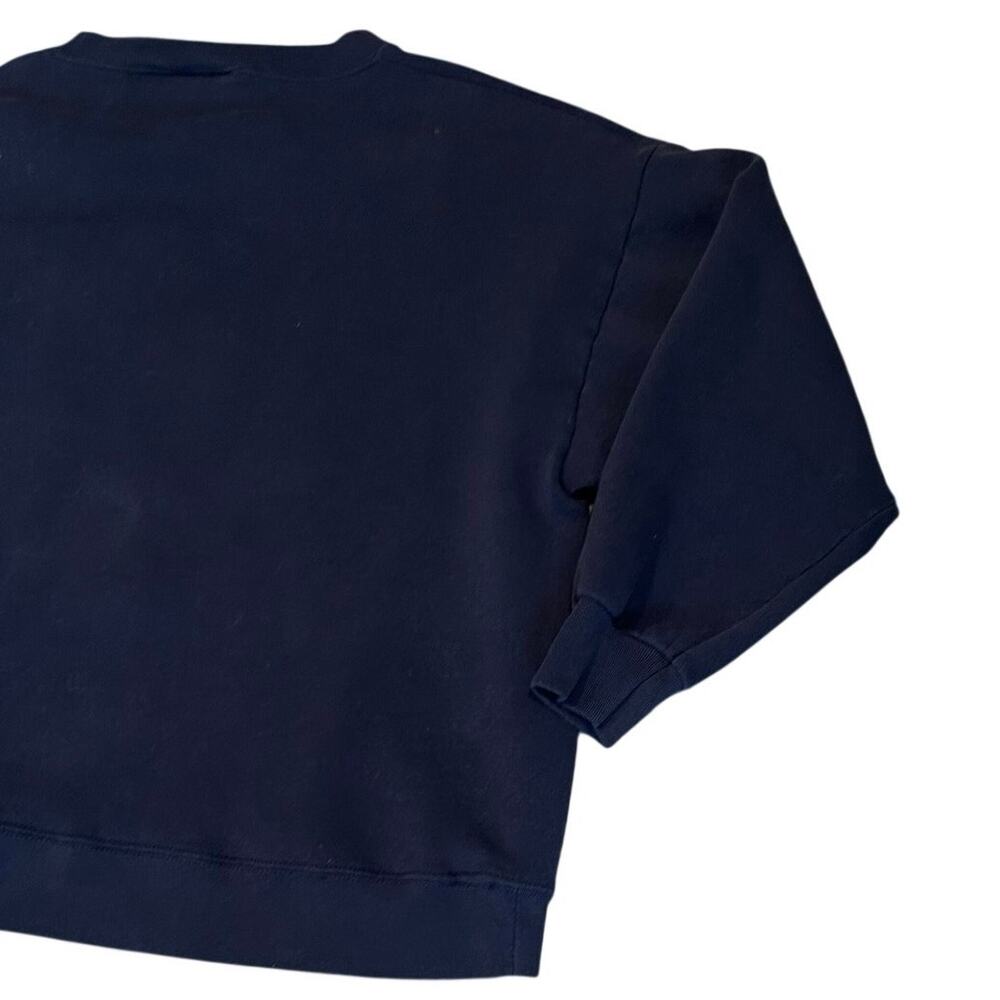 Vintage 90s Y2K Disney Pooh Navy Crewneck Sweatshirt Cottagecore Graphic XL - Picture 14 of 16